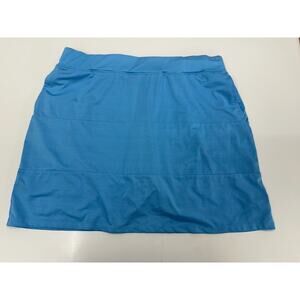 Court Haley Womens Skort Size Large Blue Pull On Athletic Skirt and Shorts